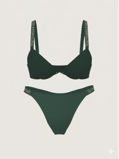Комплект білизни з пушапом зі стразами Shine Strap Victoria's Secret 