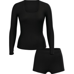 Модалова піжама Victoria's Secret SoSoft™ Modal Ribbed Scoop Long-Sleeve Shortie Set