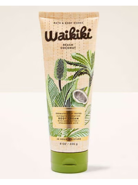 Крем для тіла з олією ши Waikiki Beach Coconut Bath and Body Works