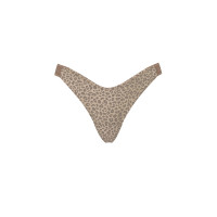 Котонові трусики стрінги Pink VS - колір Birch Brown Leopard Print