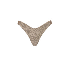Котонові трусики стрінги Pink VS - колір Birch Brown Leopard Print