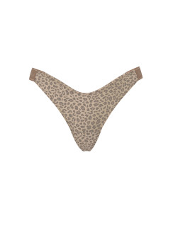 Котонові трусики стрінги Pink VS - колір Birch Brown Leopard Print