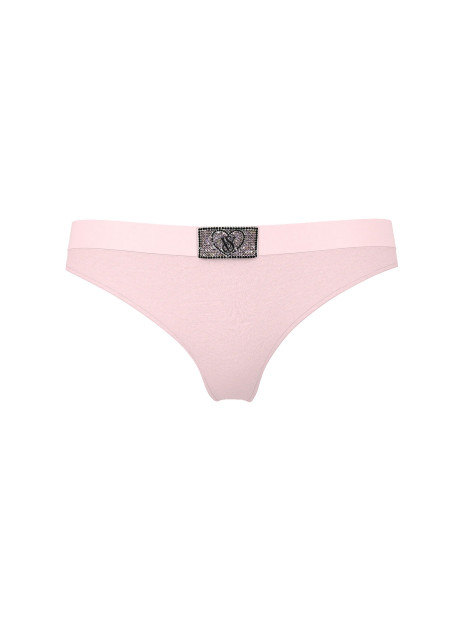 Котонові трусики стрінги Pink VS - колір Bling Patch | Bermuda Pink