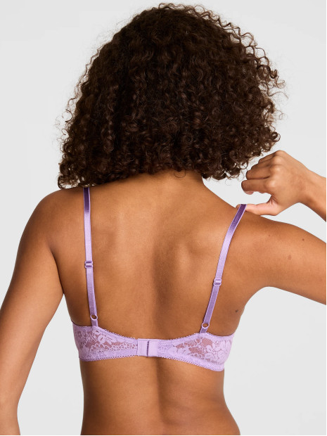 Комплект білизни Victoria's Secret PINK Wink™ Push-Up Balconette - колір Aster Purple
