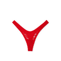 Мереживні трусики від Victoria's Secret - Red Pepper