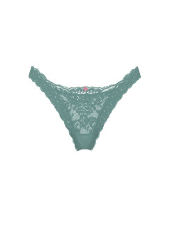 Мереживні трусики бразиліана Lace Brazilian Panty Victoria's Secret - колір Arctic Green