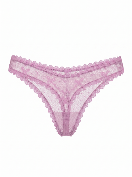 Мереживні трусики від Victoria's Secret - Bikini Pink