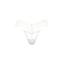 Мереживні трусики від Victoria's Secret - Coconut White