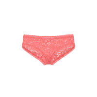 Мереживні трусики чіки Victoria's Secret - колір Neon Coral