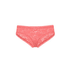 Мереживні трусики чіки Victoria's Secret - колір Neon Coral
