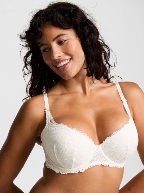 Комплект білизни PINK Wink Push-Up Balconette - колір Coconut White