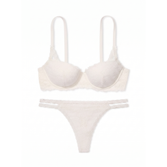 Комплект білизни PINK Wink Push-Up Balconette - колір Coconut White