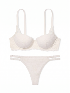 Комплект білизни PINK Wink Push-Up Balconette - колір Coconut White