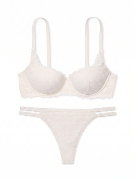 Комплект білизни PINK Wink Push-Up Balconette - колір Coconut White