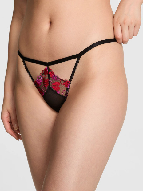 Комплект білизни PINK Wink Push-Up Balconette - колір Black Mesh
