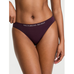 Безшовні трусики бікіні Victoria's Secret - колір Winter Wine