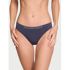 Безшовні трусики бікіні Victoria's Secret - колір Slate Blue