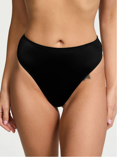 Стрінги від Victoria's Secret Very Sexy Smooth High-Waist Strappy-Back Thong Panty - колір Black