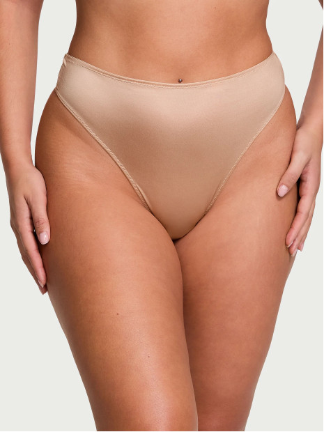 Стрінги від Victoria's Secret Very Sexy Smooth High-Waist Strappy-Back Thong Panty - колір Praline