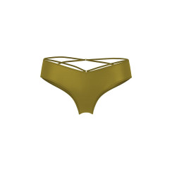 Трусики чіки Victoria's Secret Very Sexy  Strappy-Back High-Leg Cheeky Panty - колір Green Chameleon