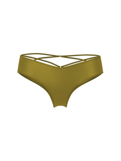 Трусики чіки Victoria's Secret Very Sexy  Strappy-Back High-Leg Cheeky Panty - колір Green Chameleon