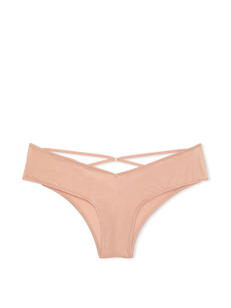 Трусики чіки Victoria's Secret Very Sexy Rose Lace-Trim High-Leg Cheeky Panty - колір Macaron