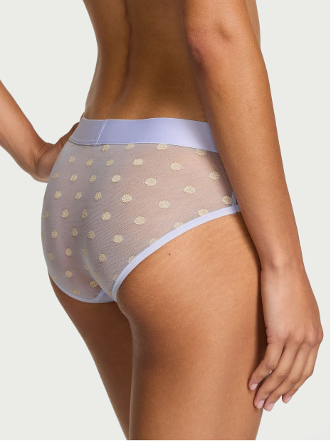 Трусики-бікіні Sheer Heritage Shimmer Hiphugger Panty - колір Soft Iris