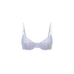 Бюстгальтер Victoria's Secret Sexy Tee Sheer Heritage Shimmer Dot Lightly Lined Demi Bra - колір Soft Iris
