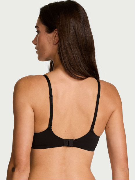 Бюстгалтер Victoria's Secret The T-shirt Perfect Shape Smooth Push-Up Bra - колір Black