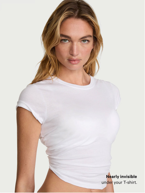 Бюстгалтер Victoria's Secret The T-shirt Perfect Shape Smooth Push-Up Bra - колір Black