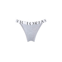 Котонові трусики бразиліана Exploded Logo Cotton 90s Brief Panty - колір Medium Heather Grey