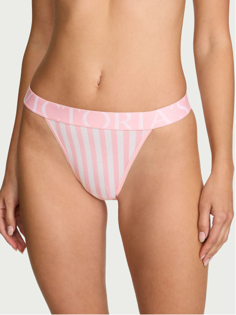 Котонові трусики бразиліана Exploded Logo Cotton 90s Brief Panty - колір Pretty Blossom Stripes