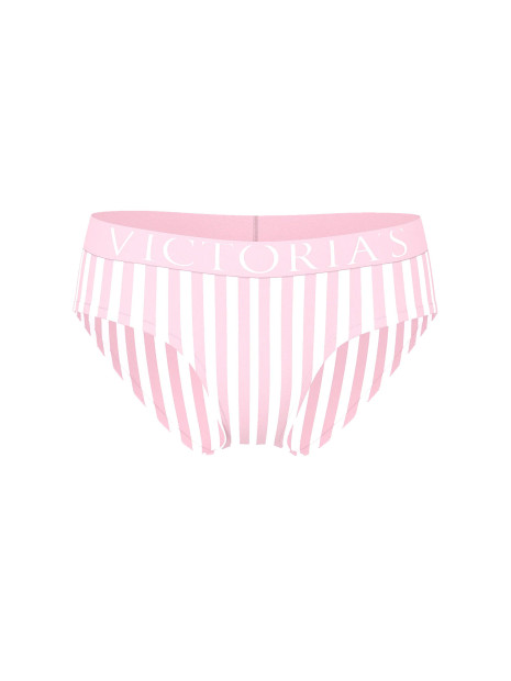Трусики-бікіні Victoria's Secret Exploded Logo Cotton Hiphugger Panty - колір Pretty Blossom Stripes