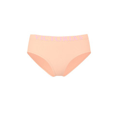 Трусики-бікіні Victoria's Secret Exploded Logo Cotton Hiphugger Panty - колір Pink Gin