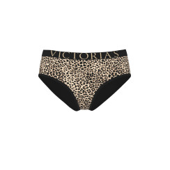 Трусики-бікіні Victoria's Secret Exploded Logo Cotton Hiphugger Panty - колір Leopard