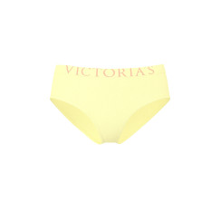 Трусики-бікіні Victoria's Secret Exploded Logo Cotton Hiphugger Panty - колір Lemonade