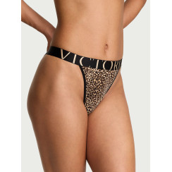 Котонові трусики бразиліана Exploded Logo Cotton 90s Brief Panty - колір Leopard