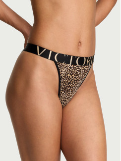 Котонові трусики бразиліана Exploded Logo Cotton 90s Brief Panty - колір Leopard