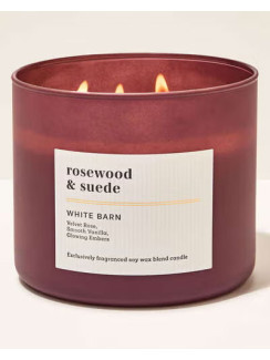 Свічка Rosewood & Suede Bath and Body Works