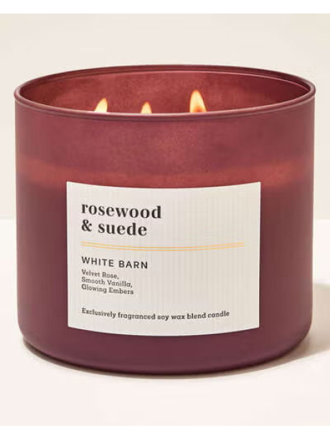 Свічка Rosewood & Suede Bath and Body Works