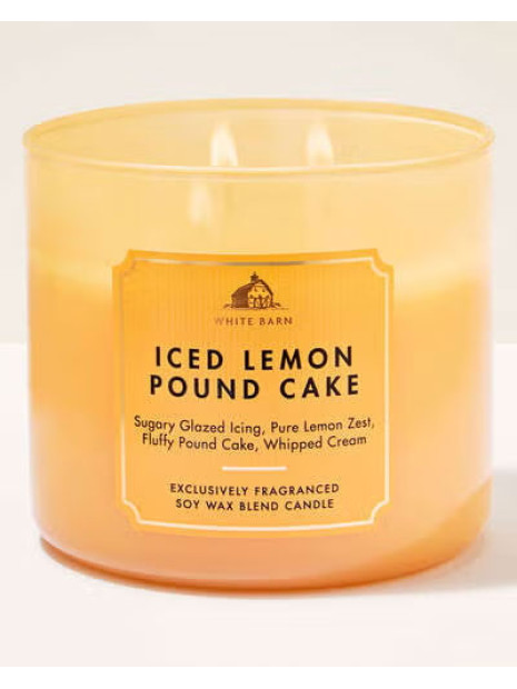 Свічка Iced Lemon Pound Cake Bath and Body Works