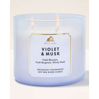 Свічка Violet & Musk Bath and Body Works