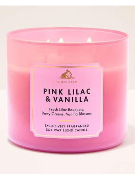 Свічка Pink Lilac & Vanilla Bath and Body Works