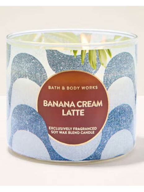 Свічка Banana Cream Latte Bath and Body Works