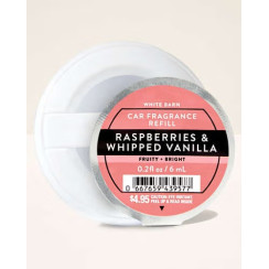 Ароматизатор для автомобіля Raspberries & Whipped Vanilla Bath and Body Works 