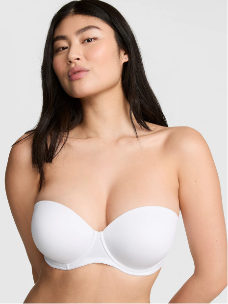 Бюстгалтер Victoria's Secret Wear Everywhere Push-Up Strapless Bra White