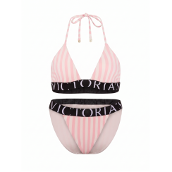 Купальник Pink Victoria's Secret Exploded Logo Triangle Bikini 