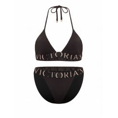 Купальник Pink Victoria's Secret Exploded Logo Triangle Bikini 