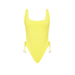 Купальник Pink Victoria's Secret Itsy One-Piece Swimsuit - колір Electric Citron
