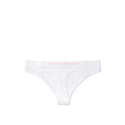 Трусики Seamless Thong Panty Victoria`s Secret - колір VS White